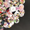 thumbnail image 4 of Rongfmy 100 Bulk Mixed Painting Assorted Colors Button 2 Holes Round Shape for Sewing Bird, 4 of 6