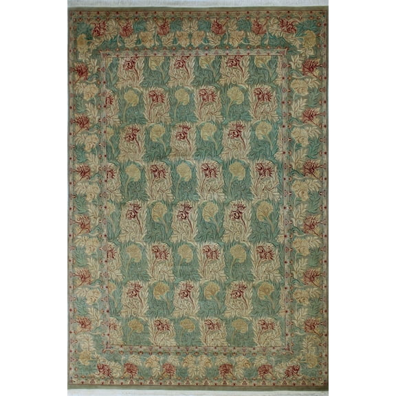 Wali Siena Lt. Green/Beige Rug, 9'11" x 14'0"