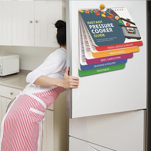 Freidora de aire/Tabla de tiempos de cocción a presión eléctrica Libros de cocina Accesorios para freidoras de aire