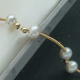 thumbnail image 5 of Qingyeji Pearl Necklace 14K Yellow Gold Plated for Woman White Freshwater Pearls, 5 of 7