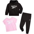 thumbnail image 1 of Conjunto deportivo Reebok de 3 piezas para niñas pequeñas, talla 6X, 1 of 7