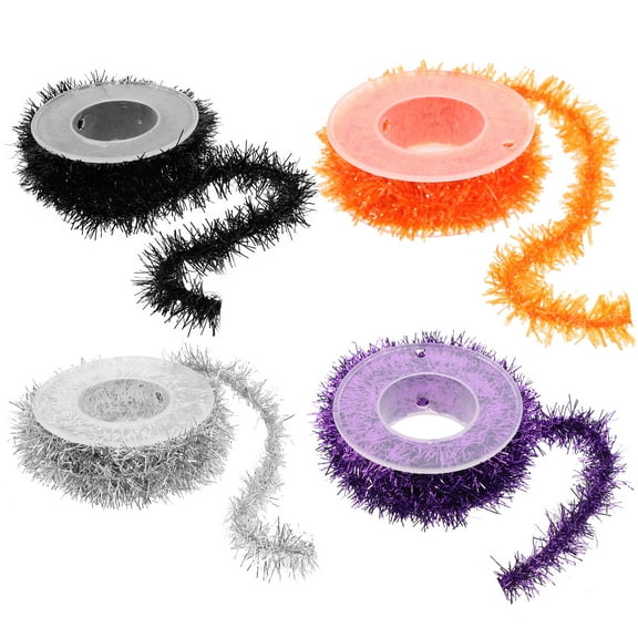 Moluckfu Garland Props Purple PVC 4 Rolls