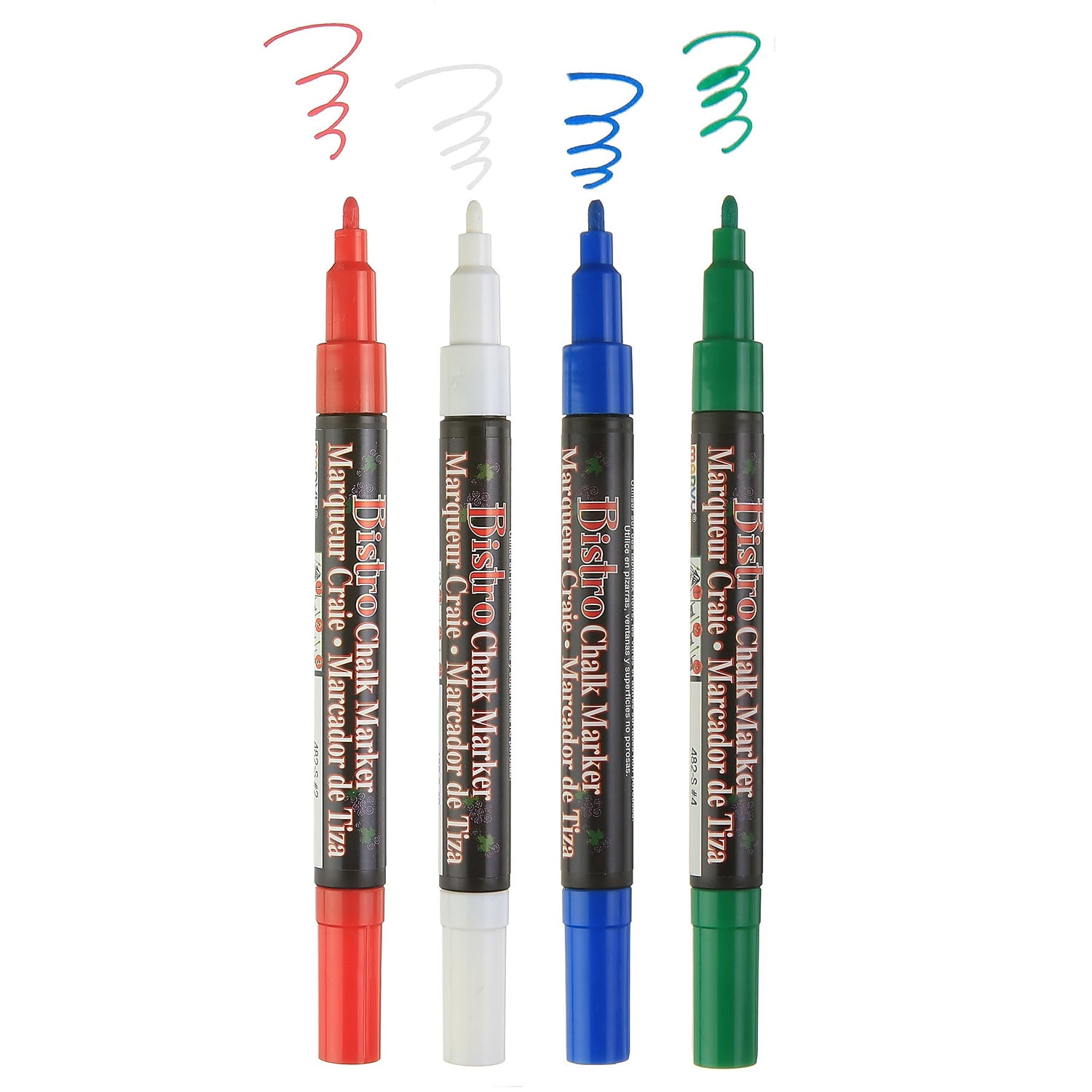 Uchida of America UCH4824E-2 Bistro Chalk Markers for Fine Tip - Set of 2