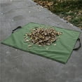thumbnail image 3 of Bolsa para hojas de jardín, contenedor para ropa sucia, bolsas para desechos de camping para recolectar hojas. Verde, 3 of 9
