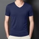 thumbnail image 1 of pstuiky Mangas cortas para hombre, Camisa/camiseta informal de verano para hombre, con cuello redondo y botones lisos, para uso diario y al aire libre camisas casuales para hombre xxl, 1 of 6