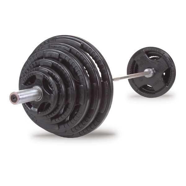 Body Solid OSR300S Rubber Grip Olympic 300lb Weight Set
