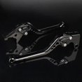 thumbnail image 1 of Pour Yamaha YFM 700 Raptor 700R 2008 - 2020 CNC Aluminium Court Long Réglable 3D Leviers d'Embrayage de Frein de Moto Poignée Service de Frein de Véhicule, 1 of 5