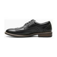 thumbnail image 4 of Men's Nunn Bush Centro Flex Wingtip Oxford Party Shoes Black 84983-001, 4 of 9