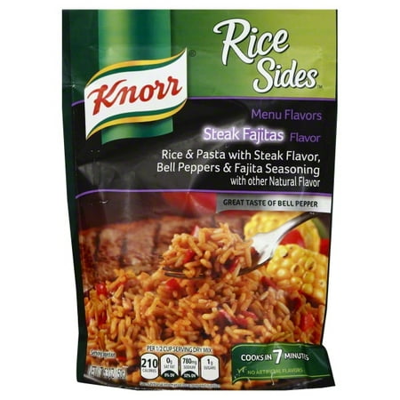 (3 Pack) Knorr Steak Fajitas Rice Side Dish 5.3 (Best Side Dishes For Steak)