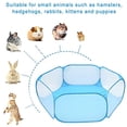 thumbnail image 3 of Dsseng Small Animals Playpen Breathable Portable Pet Cage Tent Pop-Up Exercise Yard Fence Folding Play Pen Outdoor Indoor Sports Tent for Guinea Pig  Rabbits  Hamster  Chinchillas and Hed, 3 of 8