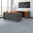 thumbnail image 2 of Series C 72"W U-Shaped Desk with Mobile File in Natural Cherry - Engineered Wood, 2 of 7