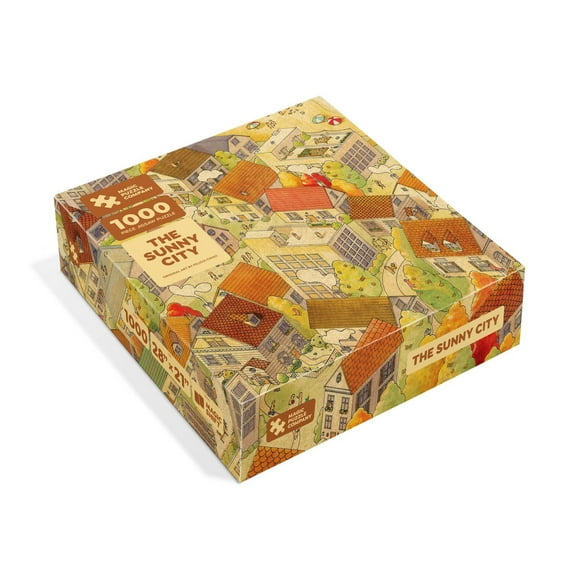 La ville ensoleillée • Puzzle de 1 000 pièces de The Magic Puzzle Company • Série 1