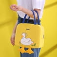 thumbnail image 6 of Insulated Lunch Bag, 9x7.8in Portable Thermal Bento Tote with Cationic Cloth and Aluminum Foil Lining for Work School Travel and Picnic, 6 of 10