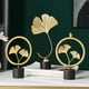 thumbnail image 5 of Escultura de hojas de ginkgo, estilo nórdico, ideal para el hogar. C, 5 of 6