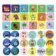 thumbnail image 4 of FELTECHELECTR cajas de pegatinas repelentes de mosquitos con diseño de animales de dibujos animados para niños, colores surtidos (1 caja con 36 pegatinas), 4 of 7
