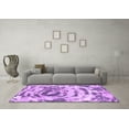 thumbnail image 3 of Ahgly Company Indoor Square Abstract Purple Modern Area Rugs, 8' Square, 3 of 4