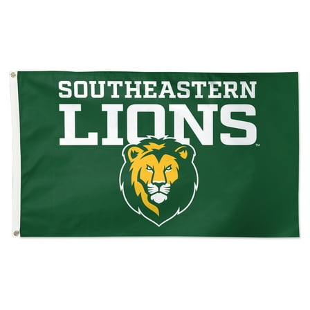 WinCraft Southeastern Louisiana Lions 3' x 5' Single-Sided Deluxe Primary Team Logo Flag