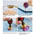 thumbnail image 2 of 15 piezas DIY cabeza de sello sobre arte decorativo cabeza de sello para embalaje Scrapbooking Hugtrwg Para estrenar, 2 of 9
