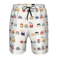 thumbnail image 3 of Pofeuu Colorful Trains Prin Men's Swim Trunks Quick Dry Bathing Suit Swimming Board Shorts Mesh Lining Beach Swimwear-Large, 3 of 6