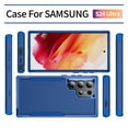thumbnail image 2 of Allytech Rugged Case for Samsung Galaxy S24 Ultra, Military Grade Shockproof Bumper Hybrid PC Back Cover Anti-Scratch Lightweight Phone Case for Galaxy S24 Ultra - Blue, 2 of 8