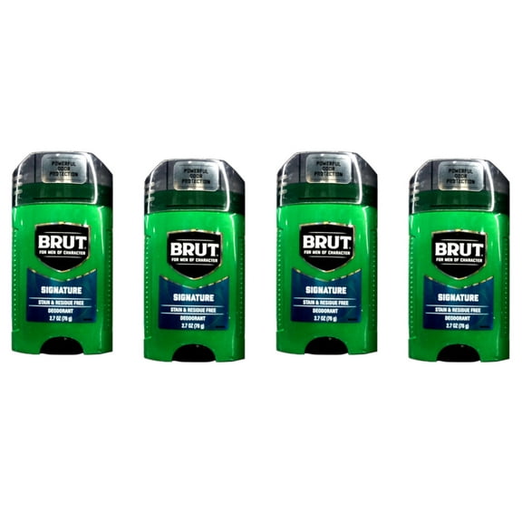4 Pack Brut Deodorant Stick Original Fragrance 2.25 Oz Each