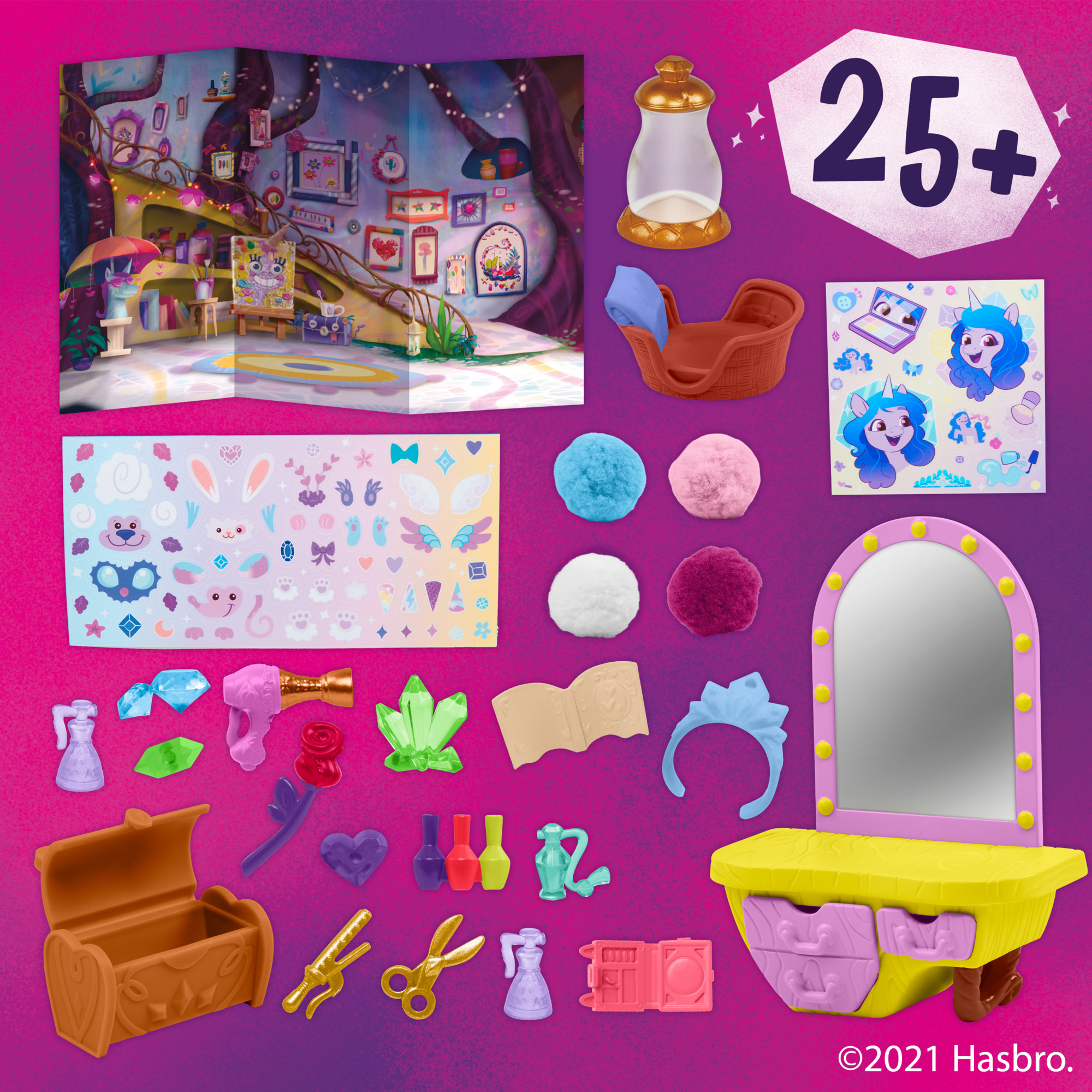 My Little Pony: A New Generation Movie&nbsp;Story Scenes Critter Creation Izzy Moonbow Playset - image 8 of 10