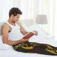thumbnail image 5 of Bixox Men's 2025 New Year Patterned Pajama Pants with Pockets Lounge Clothes for Home, 5 of 5