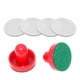 thumbnail image 4 of Paletas de Air Hockey, empuñaduras de portería, empujadores, regalo de entretenimiento, 2 uds., empujadores de Air Hockey Putter rojo, 4 of 8