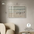 thumbnail image 5 of Seagulls at the Beach II Shadowbox Print Coastal Art by Art Remedy, Blonde Frame, 36 x 24, 5 of 7