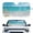 Beach Scene, variant on HUIACONG Funny Alpaca Car Window Sunshade Easy Storage Windshield Sun Shades Automotive Sunshield for Universal Car Large Vehicles Front Window