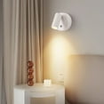 thumbnail image 5 of Spot Lights Indoor, Rechargeable Spotlight Indoor, 360Â° Rotate Wireless LED Uplighting, Battery Powered Ceiling Spotlight for Artwork Painting Tree Picture Lights Wall Light (White), 5 of 5