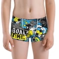 thumbnail image 5 of Yiaed Goal Time Print Boys' Boxer Briefs Cotton Casual Stretch Comfort Boys Boxers - Kids Boxer Briefs Underwear for Boys (6-18)-XX-Small, 5 of 5