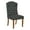 Gray, variant on OSP Home Furnishings Jessica Tufted Wing Chair in Navy Fabric