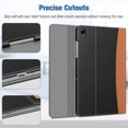 thumbnail image 4 of Fintie Case for Samsung Galaxy Tab A9+ / Tab A9 Plus 11 inch 2023 Model (SM-X210/X216/X218), Multiple Angle Portfolio Business Cover with Pocket Auto Sleep/Wake, Black, 4 of 9