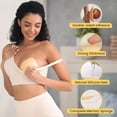 thumbnail image 2 of Sticky Bra Inserta Almohadillas NSOLEX de doble cara, 2 of 8