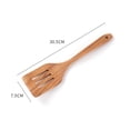 thumbnail image 2 of 1PC Acacia Wooden Cooking Spoon Natural Wooden Kitchen Tableware Tool Ladle Turner Rice Colander Soup Skimmer Scoop Utensils, 2 of 10