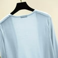 thumbnail image 6 of JIUKE Cardigans for Women Long Sleeve Shirts Open Front Solid Color Summer Outwear Blouses Size XXL, 6 of 7