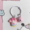 thumbnail image 2 of Llavero troyano de Sanrio con forma de molino de viento y dibujos animados de Año Nuevo, colgante pequeño con forma de corazón para niña, colgante para teléfono móvil, 2 of 4