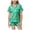 Green, variant on CAUYDY Halloween Pajamas Girl Fall Graphic Button Up Sleepwears Loungewear Ladies Ghost Pumpkin 2 Piece Top and Shorts Pjs Sets(Pink,12-13 Y)
