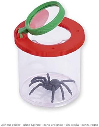 goki 62929 Magnifying box: diameter = 6 cm, height = 7.5 cm, plastic