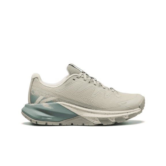 Keen Women's Targhee Apex Waterproof Hiking Shoe, Abbey Stone/Birch, Size 10