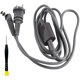 thumbnail image 1 of Power Cord For Curling Iron Special Repair Accessories EU Plug, 1 of 5