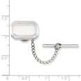 thumbnail image 2 of Rectangle Engravable Tie Tac Chain Lapel Pin Bar, 2 of 6