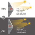 thumbnail image 4 of Luz de pared de escalera solar 3LED-Luz blanca Luz de jardín solar Vhermosa MZQ-0689, 4 of 6