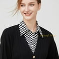 thumbnail image 5 of LoudSung Fake Collar Detachable Half Shirt Blouse False Collar Elegant Dickey Office Collar Design for Women Girls, 5 of 7
