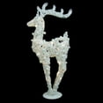 thumbnail image 2 of Northlight 30" White and Silver Battery Operated LED Lighted Reindeer Christmas Decor, 2 of 2