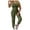Green, variant on Skinny Slim Fit Solid Color Overalls,Women's Fashion Adjustable Back Strap Pants Pocket Design Jumpsuit