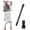Set 1, variant on 1/2 Flexible Shaft Drill Bit Extension Bar Extender Torque Socket Bendable Flex Reach Ratchet Spanner Electric Drive Impact Wrench Wobble Offset Connecting Rod Hand Tools for Hard to Reach(10in+14in)