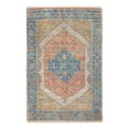thumbnail image 3 of Unique Loom Chenille Jute Collection Area Rug - Rambagh (4' 1" x 6' 1" Rectangle Orange Yellow/Ivory), 3 of 6