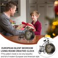 thumbnail image 2 of 1pc Vintage Metal Clock PVC Glass Clock Tabletop Clock Decor Clock Adornment, 2 of 9